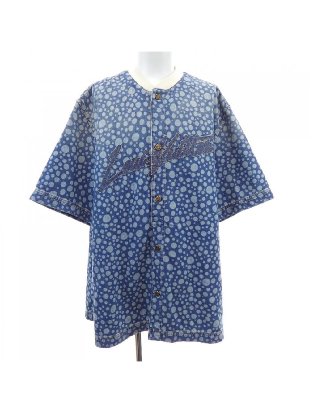 Louis Vuitton LV Yk Infinity Dot Denim Shirt Yayoi Kusama